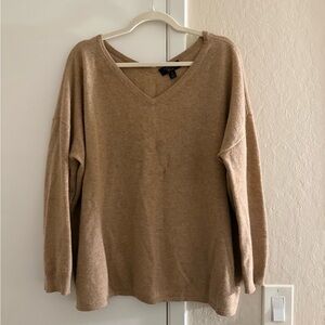 Charter Club Cashmere Tan Sweater